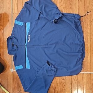 Nike gold wind breaker pull over